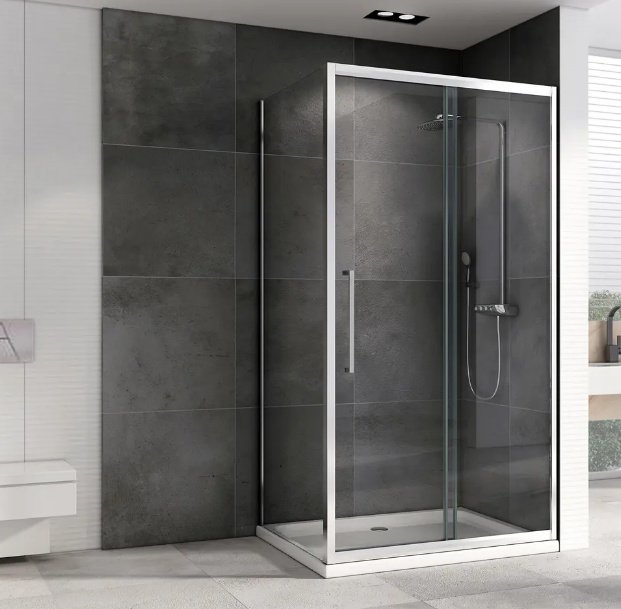 Душевое ограждение Abber двухстенное AG30170H-S70, 700х1950 мм - ForteMarket Душевое ограждение Abber двухстенное AG30170H-S70, 700х1950 мм купить,0
