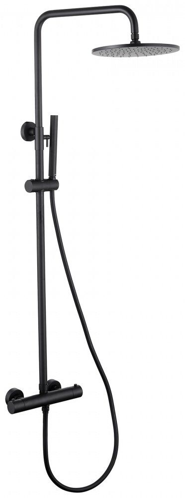 Душевая стойка Abber Wasser Kreis AF8160BL черный