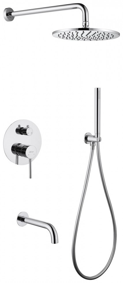 Душевая система Abber Wasser Kreis AF8117 хром