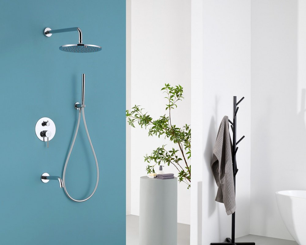 Душевая система Abber Wasser Kreis AF8117 хром купить,237380