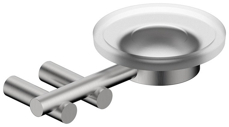 Abber мыльница Osten 316 AA1858BST 1 шт, нержавеющая сталь, стекло