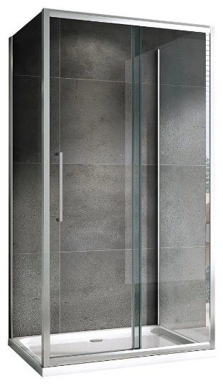 Душевое ограждение Abber трехстенное AG30160H-S100-S100, 1000х1950 мм купить,NaN