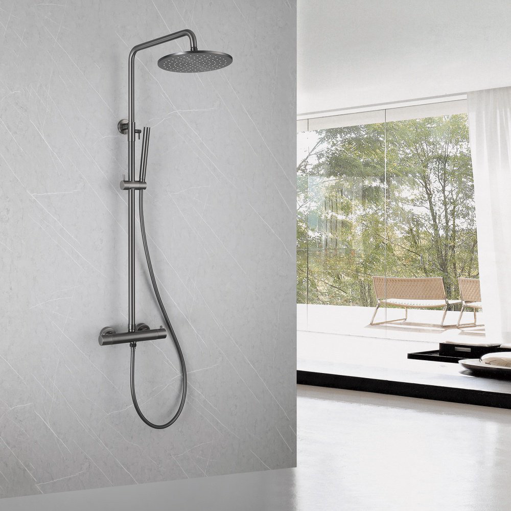 Душевая стойка Abber Wasser Kreis AF8160NGL Grey купить,391800