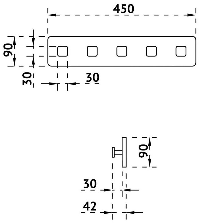Abber набор крючков K0000085822 1 шт, керамика