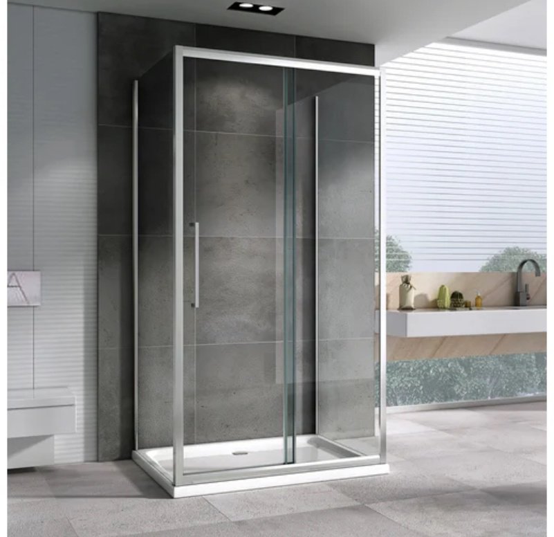 Душевое ограждение Abber трехстенное AG30160H-S50-S50, 1600х1950 мм купить,NaN