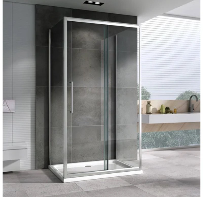 Душевое ограждение Abber трехстенное AG30160H-S50-S50, 1600х1950 мм купить,NaN