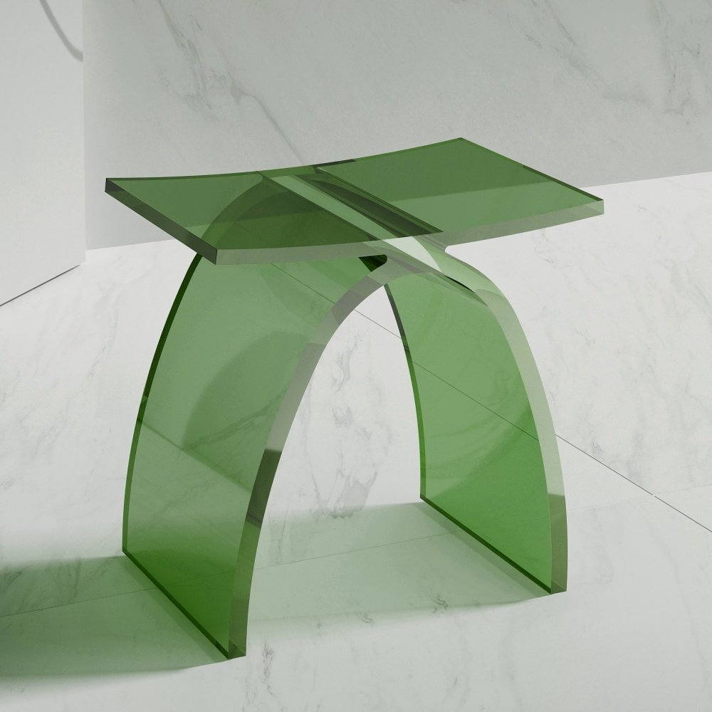 Abber сиденье для ванны Kristall AT1739Emerald зеленый купить,NaN