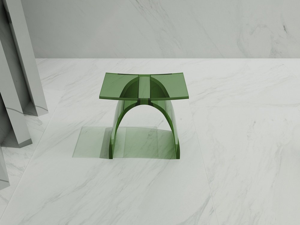 Abber сиденье для ванны Kristall AT1739Emerald зеленый купить,NaN