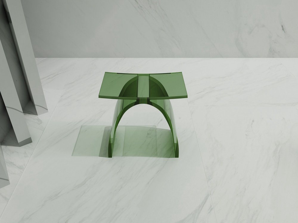 Abber сиденье для ванны Kristall AT1739Emerald зеленый купить,NaN
