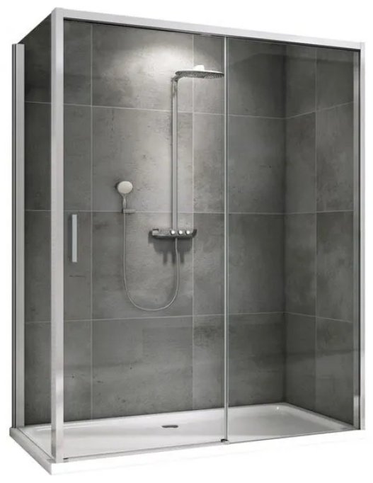 Душевое ограждение Abber двухстенное AG93160-S92, 900х2000 мм