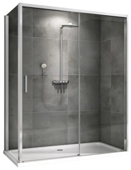 Душевое ограждение Abber двухстенное AG93160-S92, 900х2000 мм купить,NaN