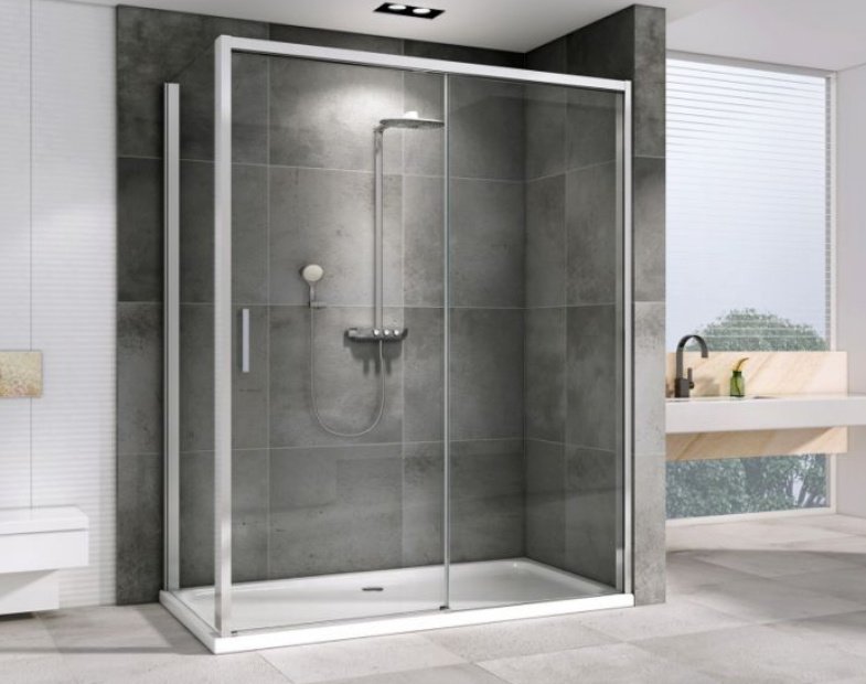 Душевое ограждение Abber двухстенное AG93160-S92, 900х2000 мм купить,0