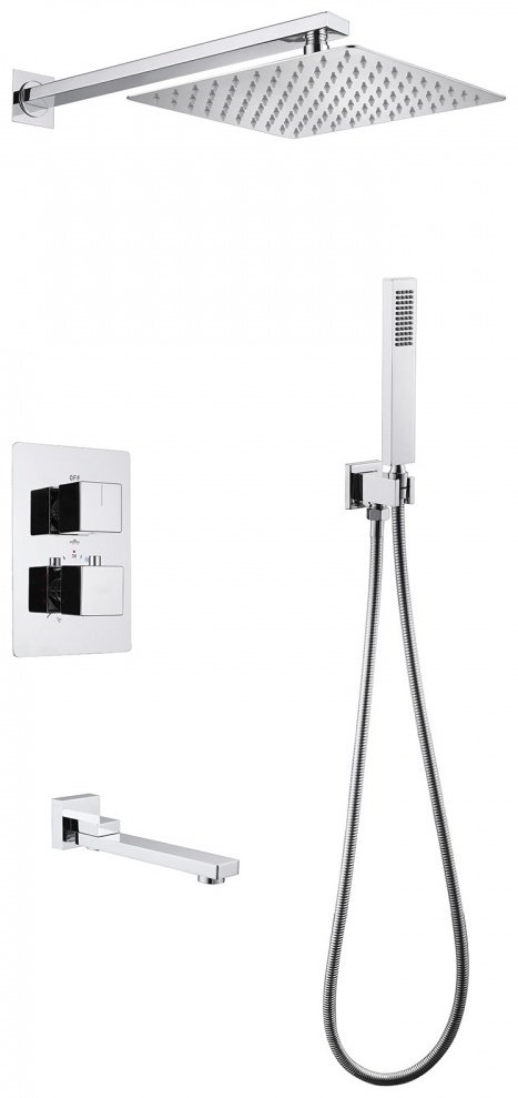 Душевая система Abber Daheim AF8250 хром