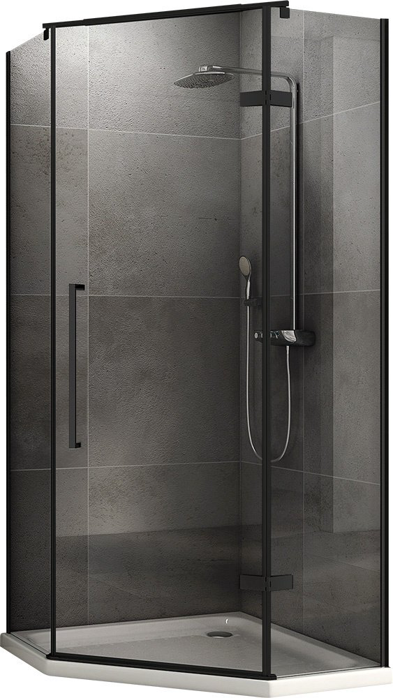 Душевое ограждение Abber двухстенное Ewiges Wasser AG05080B , 80х80х195 мм купить,NaN