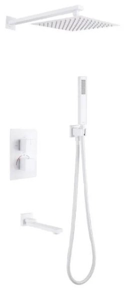 Душевая система Abber Daheim AF8250W белая