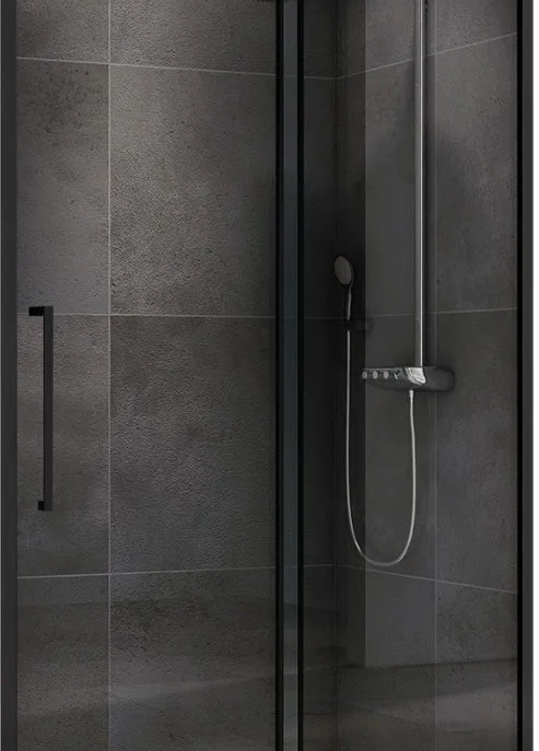Душевое ограждение Abber одностенное AG30170BH, 1700х1950 мм