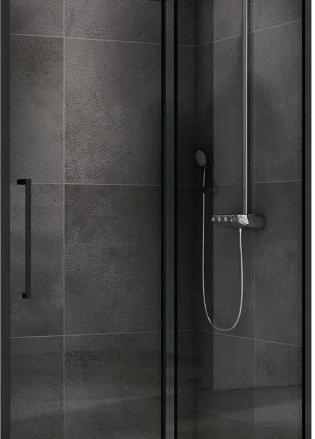 Душевое ограждение Abber одностенное AG30170BH, 1700х1950 мм