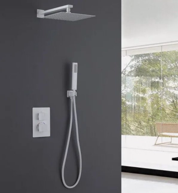Душевая система Abber Daheim AF8251W белая купить,376300