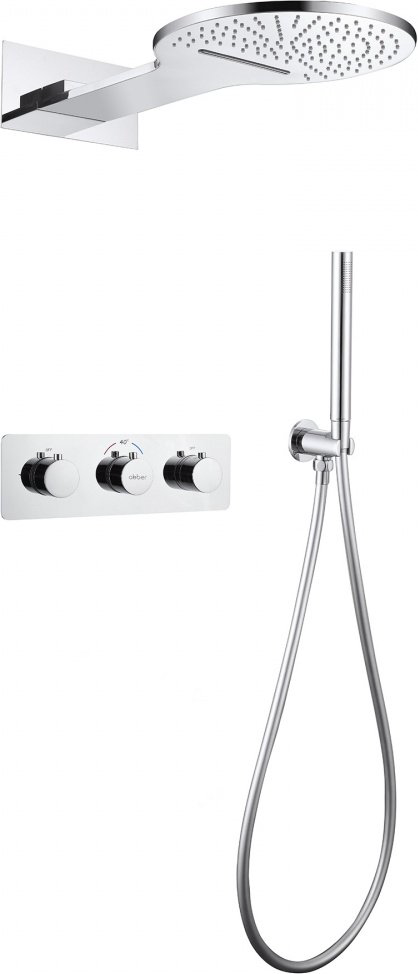 Душевая система Abber Wasser Kreis AF8151 хром