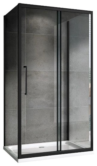 Душевое ограждение Abber трехстенное AG30170BH-S90B-S90B, 900х1950 мм купить,NaN