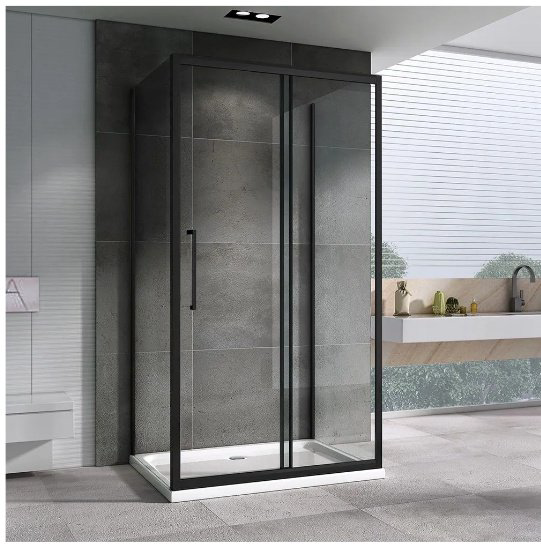 Душевое ограждение Abber трехстенное AG30170BH-S90B-S90B, 900х1950 мм купить,NaN