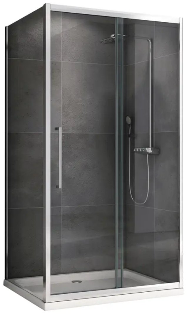 Душевое ограждение Abber трехстенное AG30170H-S50, 1700х1950 мм купить,NaN