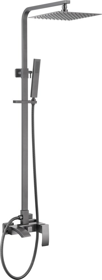 Душевая стойка Abber Wasserfall AF8616NGL графит купить,NaN
