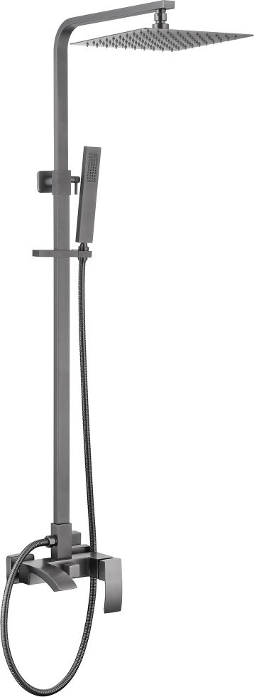 Душевая стойка Abber Wasserfall AF8616NGL графит купить,NaN