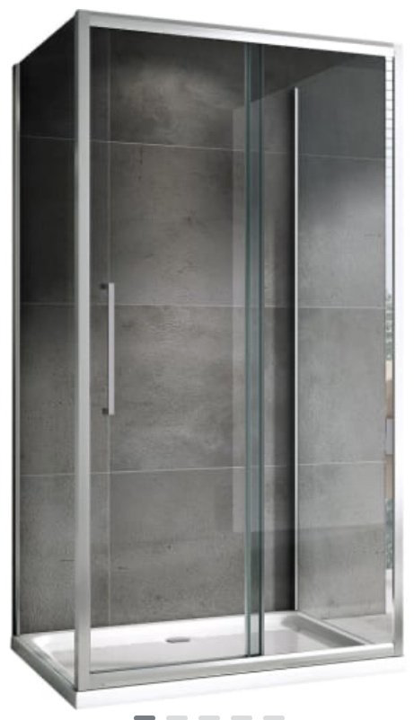 Душевое ограждение Abber трехстенное AG30170H-S50-S50, 1700х1950 мм купить,NaN