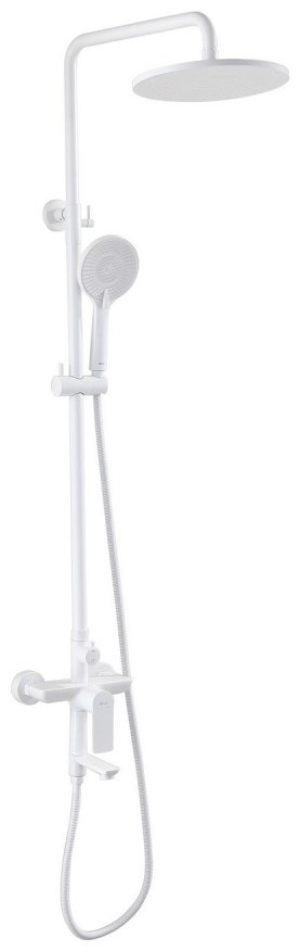 Душевая стойка Abber Weiss Insel AF8016FWL белая