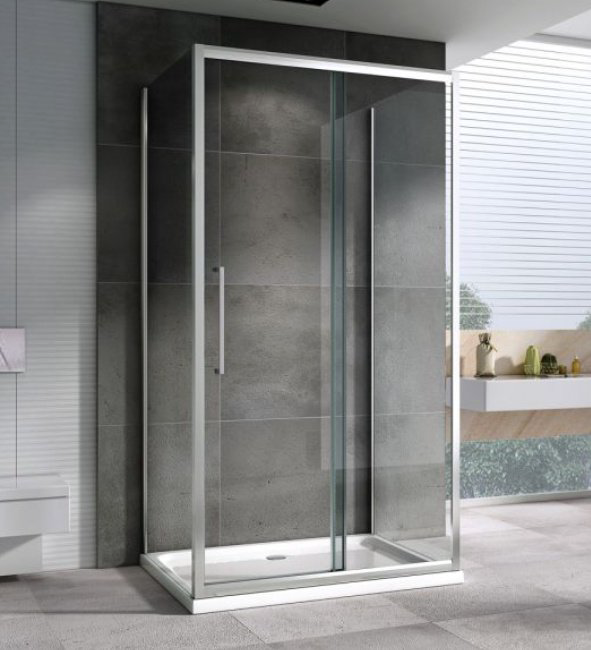 Душевое ограждение Abber трехстенное AG30100H-S90-S90, 900х1950 мм купить,NaN