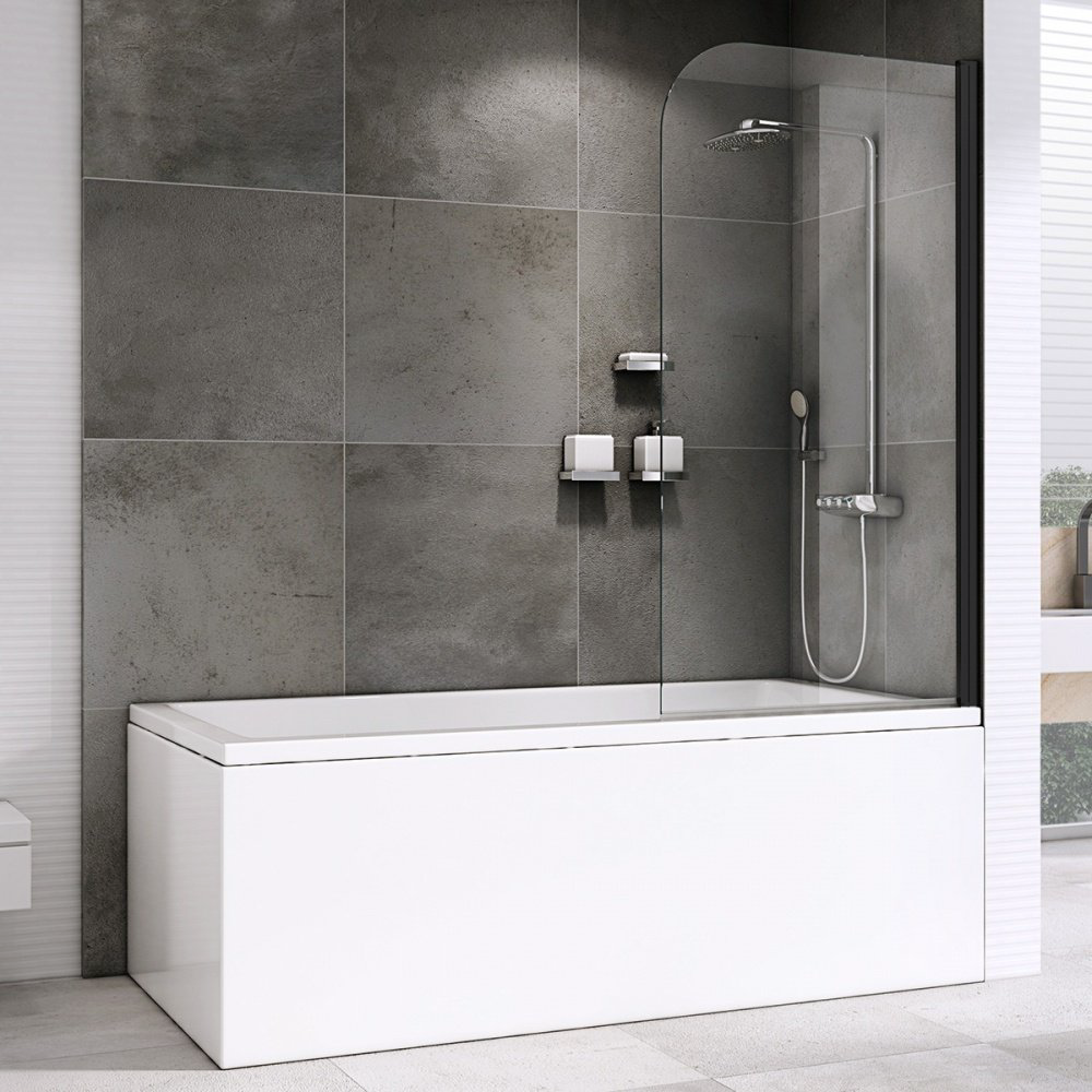 Душевое ограждение Abber одностенное Ewiges Wasser AG52100B, 1х100х140 мм купить,NaN