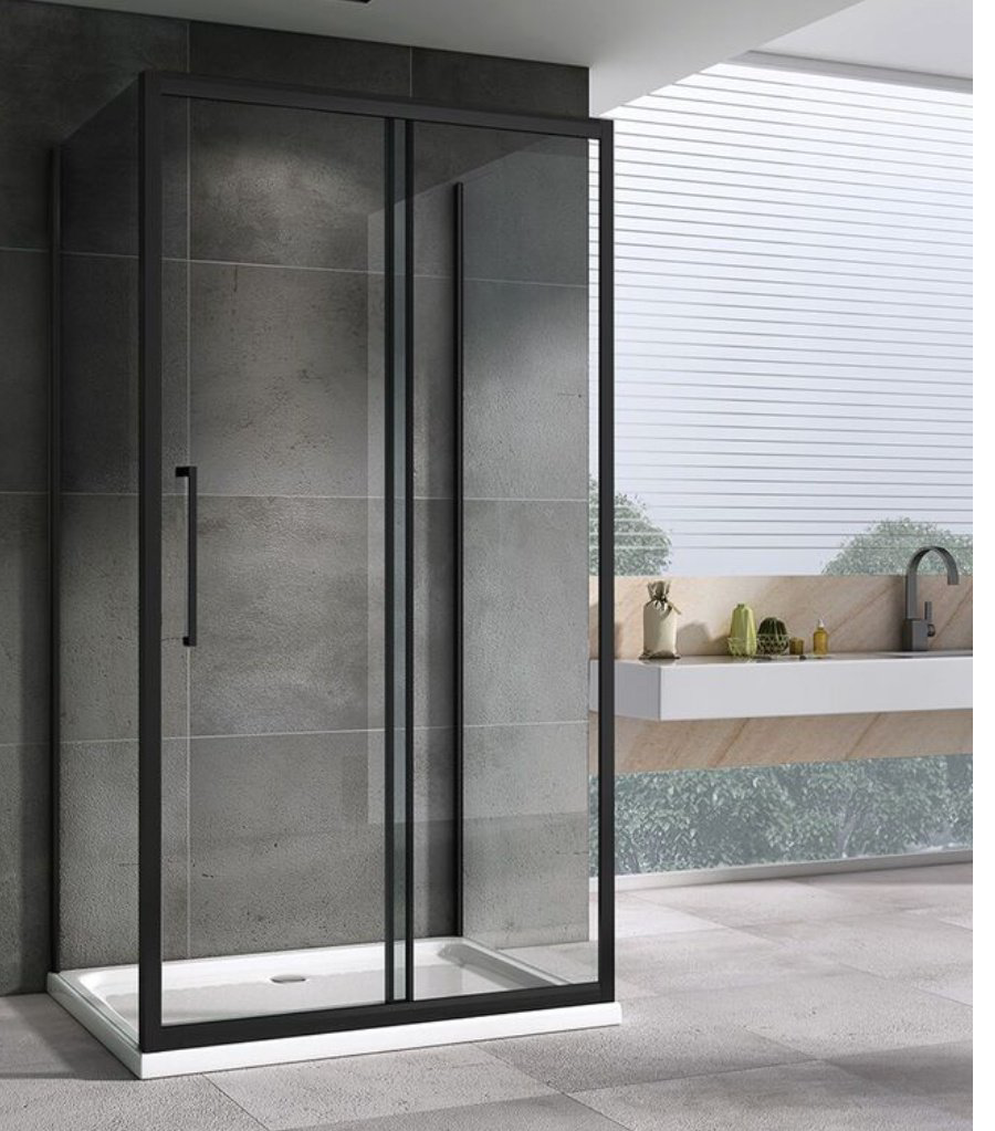 Душевое ограждение Abber трехстенное AG30110BH-S50B-S50B, 1100х1950 мм купить,NaN