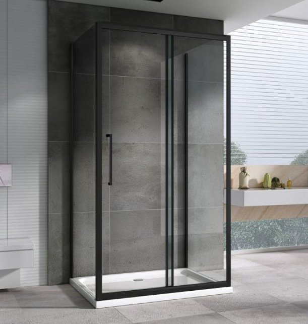 Душевое ограждение Abber трехстенное AG30110BH-S90B-S90B, 900х1950 мм купить,NaN