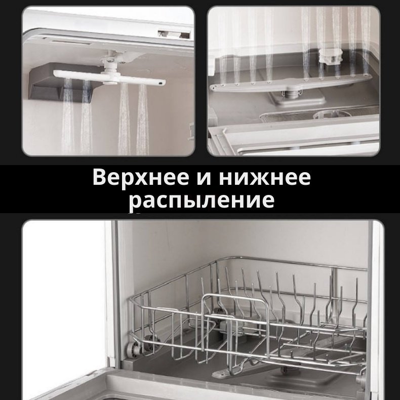 Посудомоечная машина QLK-T08 белый купить,0