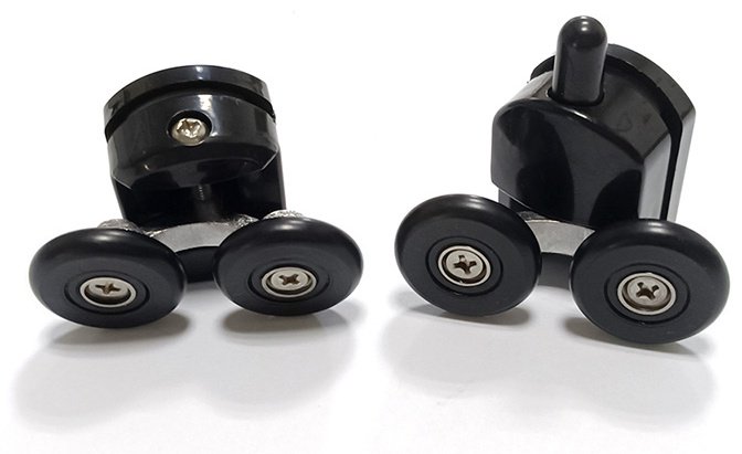Душевое ограждение Abber двухстенное Schwarzer Diamant AG30100BH-S100B-S100B, 1000х1950 мм