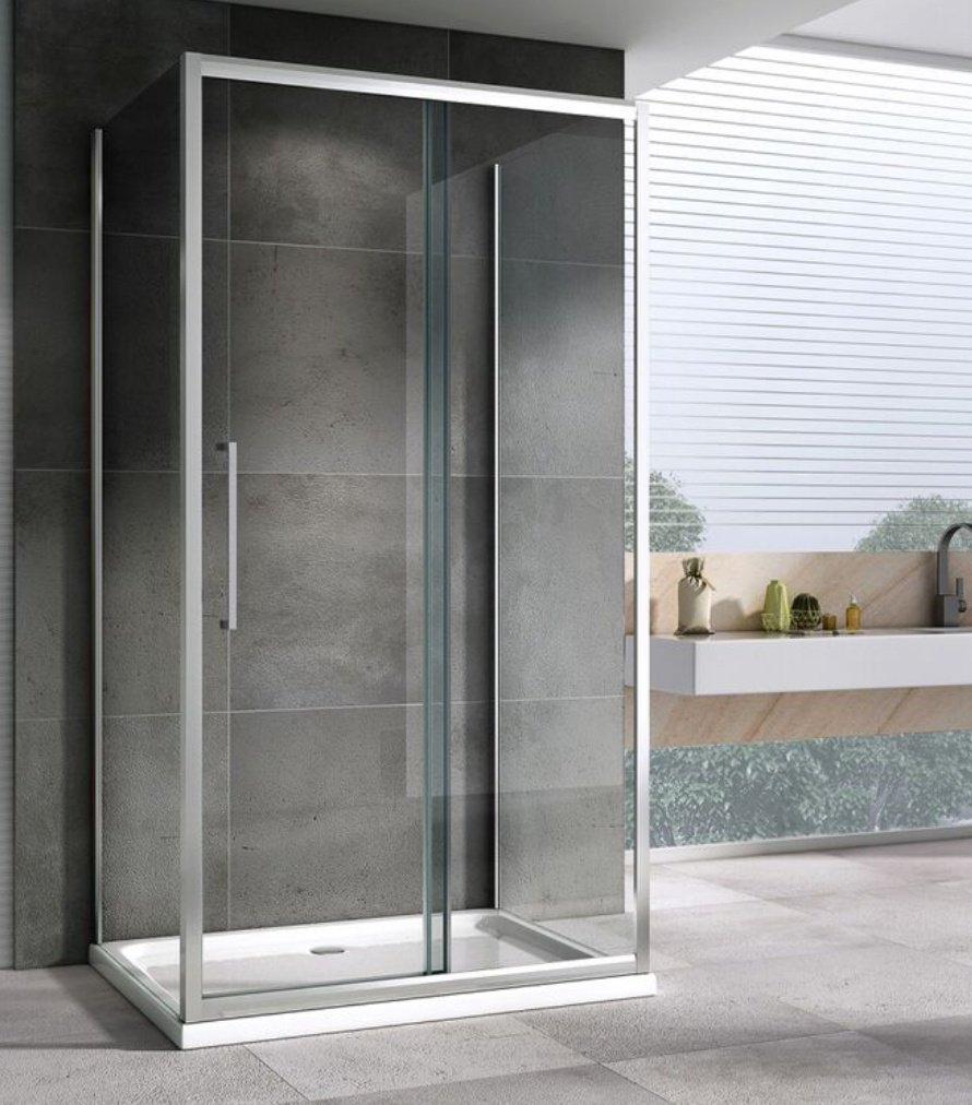 Душевое ограждение Abber трехстенное AG30110H-S60-S60, 600х1950 мм купить,NaN