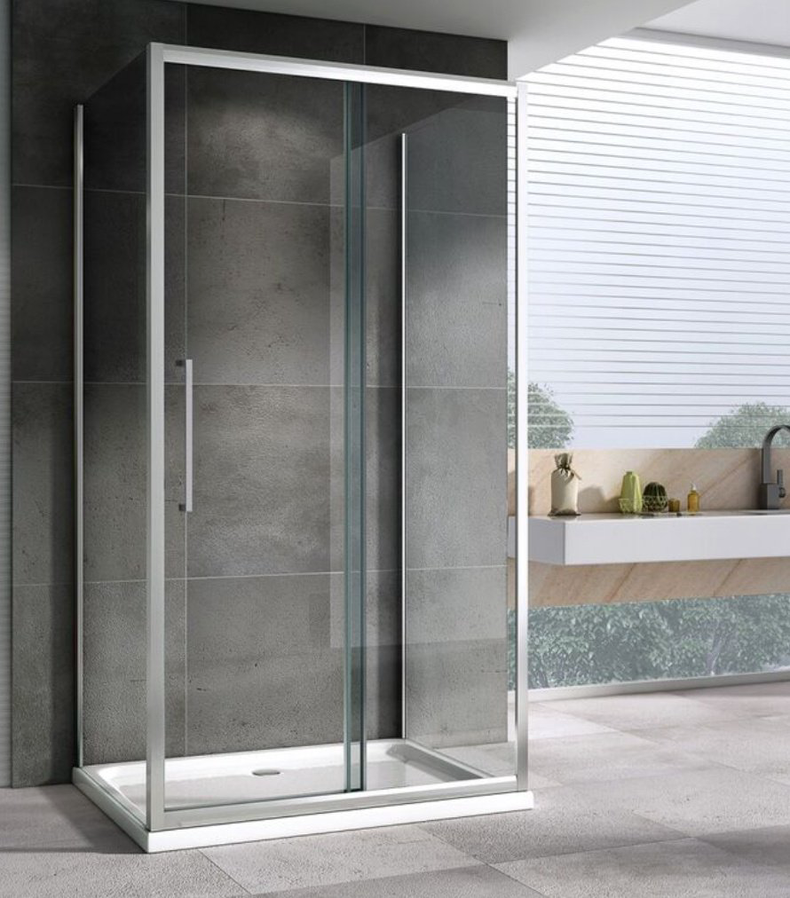 Душевое ограждение Abber трехстенное AG30110H-S60-S60, 600х1950 мм купить,NaN