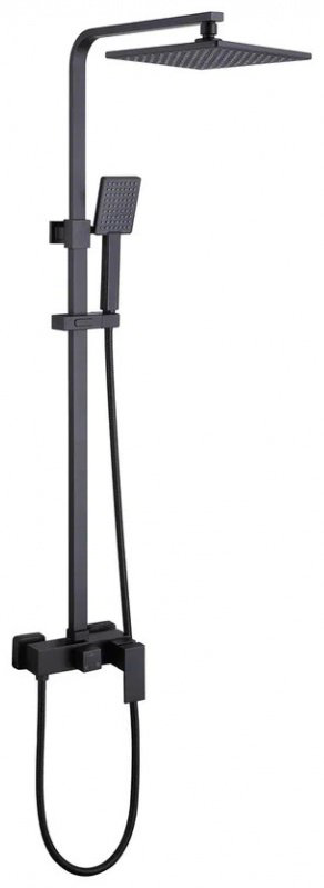 Душевая стойка Abber Daheim AF8220BL черный матовый купить,259600