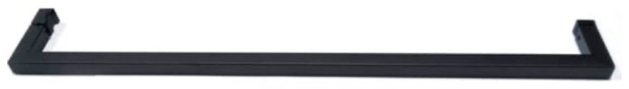Душевое ограждение Abber трехстенное AG30120BMH-S80BM, 1200х1950 мм