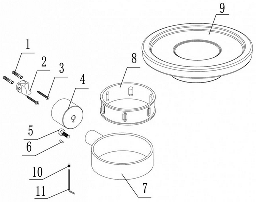 Abber мыльница Osten 316 AA185A8BG 1 шт, стекло, нержавеющая сталь