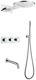 Душевая система Abber Wasser Kreis AF8150 хром