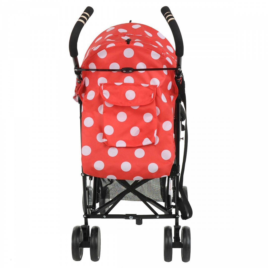 Коляска-трость Bambola Pallino red/white купить,NaN