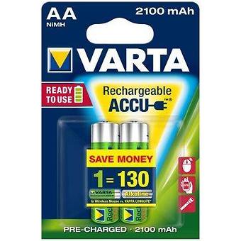 Батарейки Varta AA NIMH 2100mah 1.2V 2шт купить,NaN