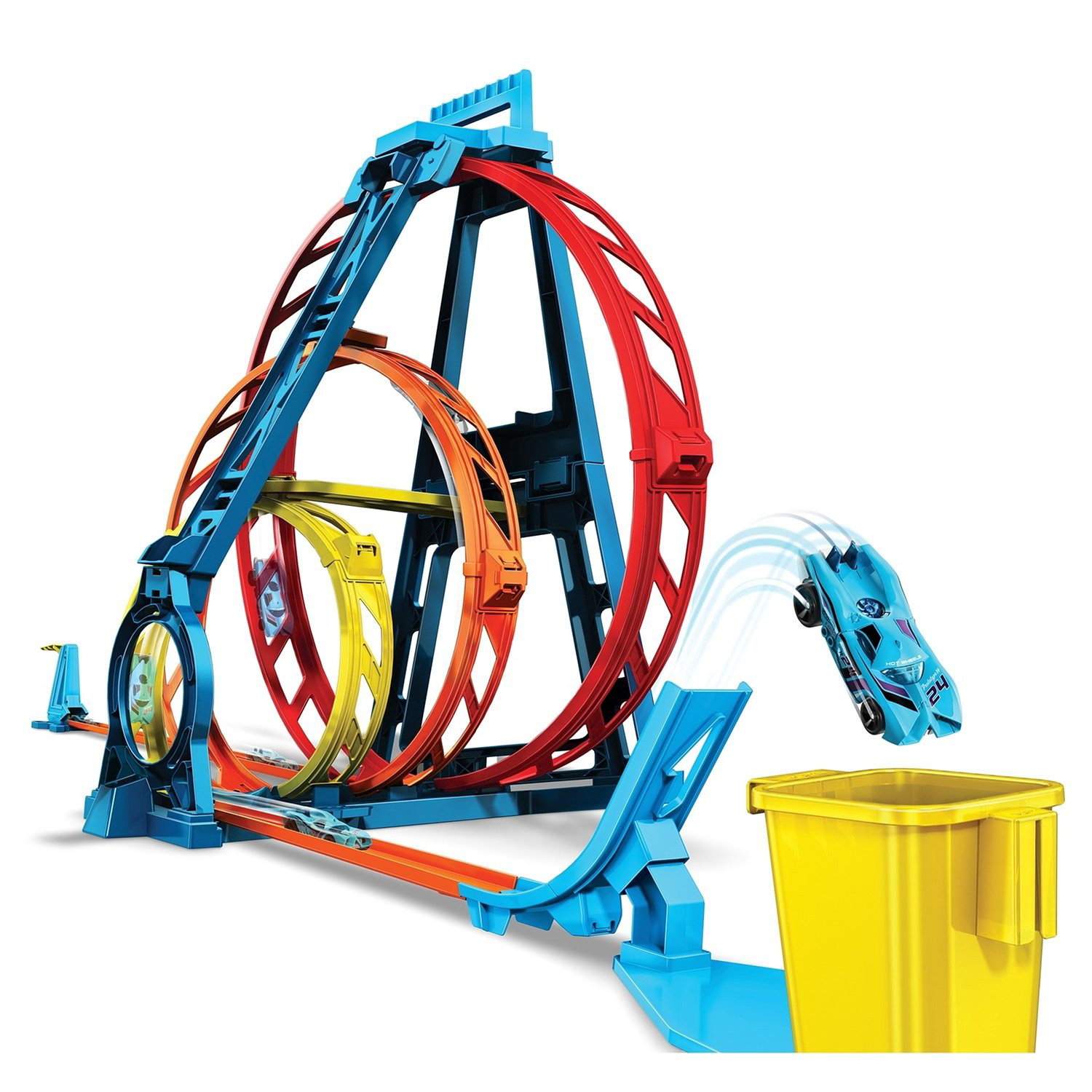 Игровой набор Hot Wheels Track Builder Тройная Петля GLC96 купить,NaN
