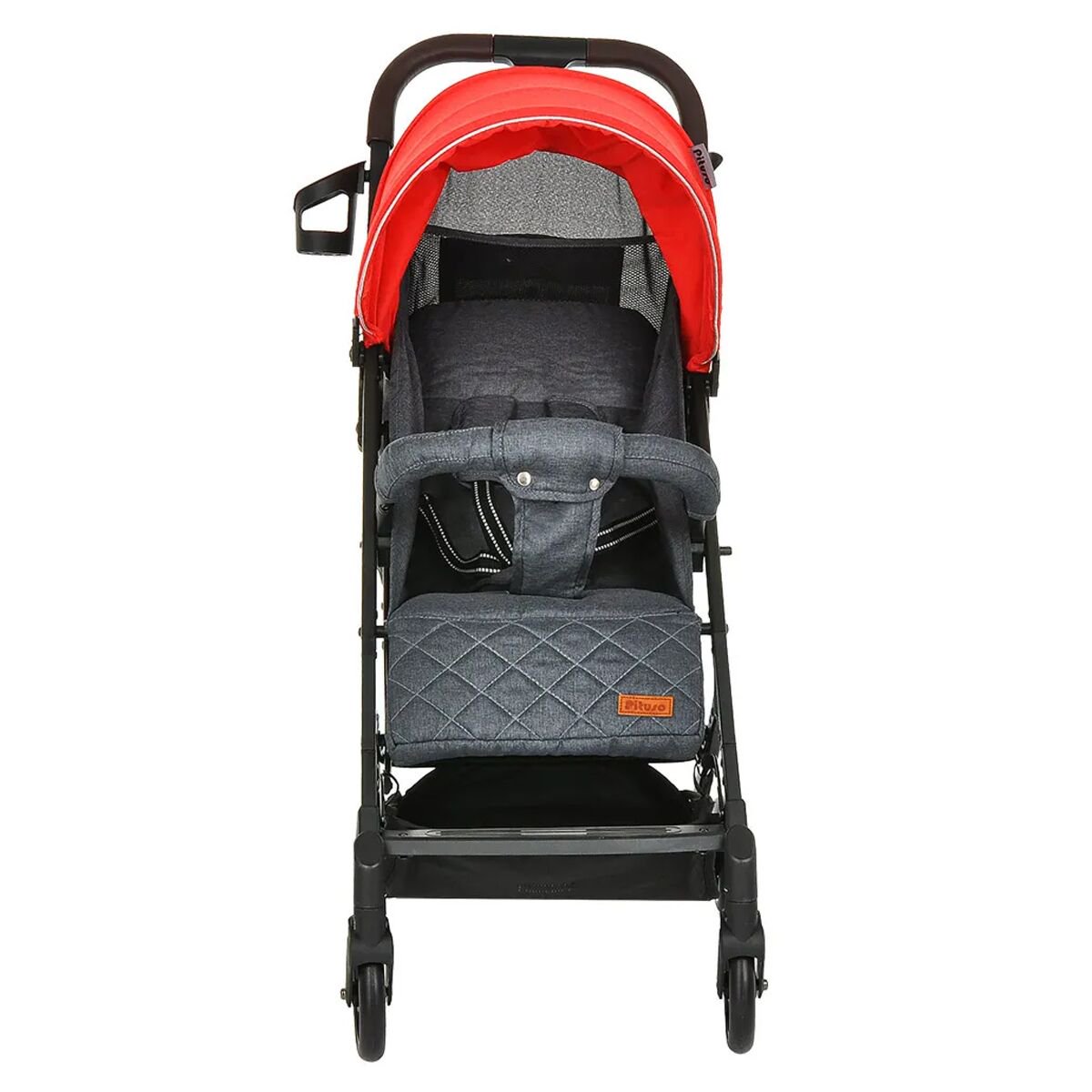 Коляска прогулочная Pituso Camino Х3 Black/Red купить,NaN
