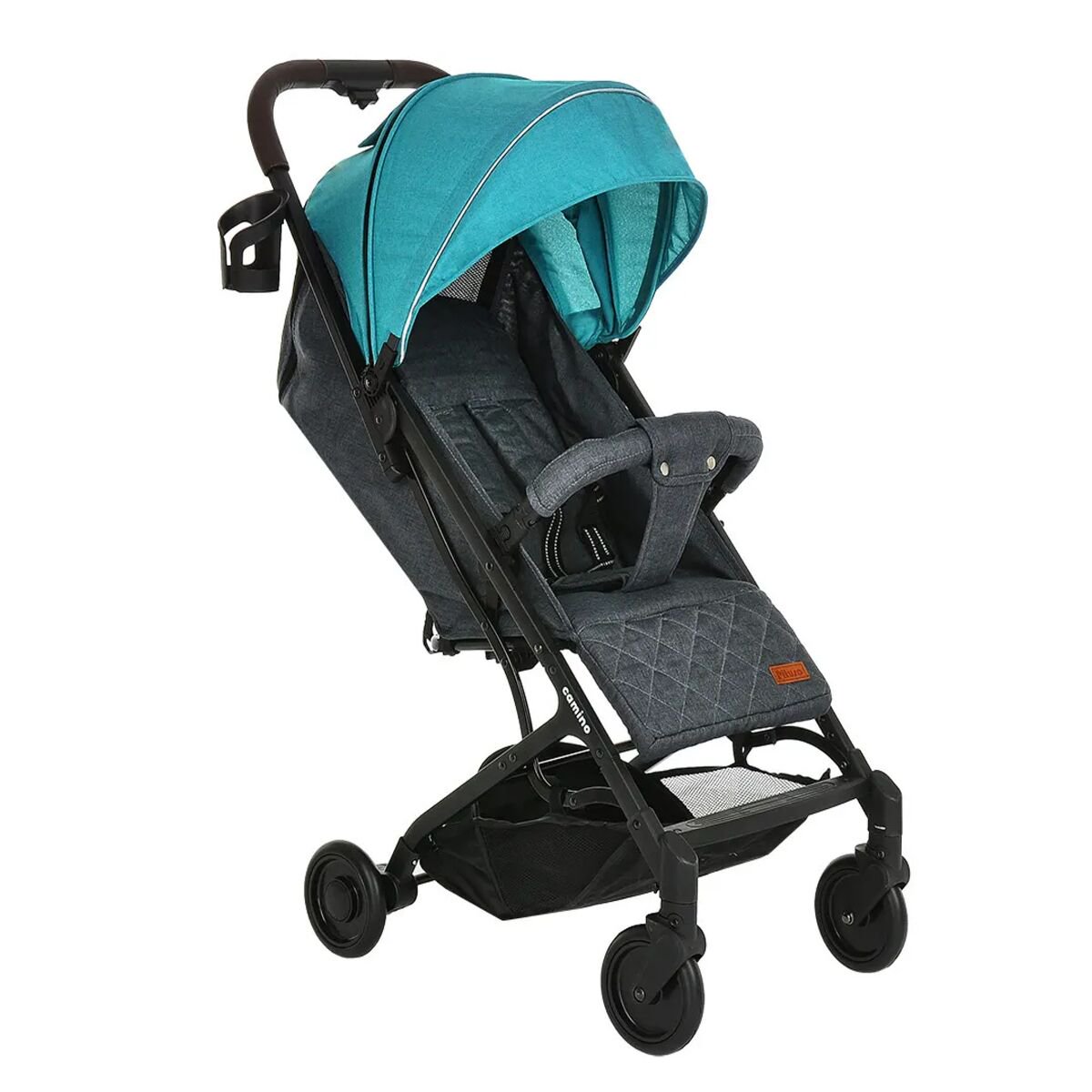 Коляска прогулочная Pituso Camino Х3 Black/Tiffany купить,NaN