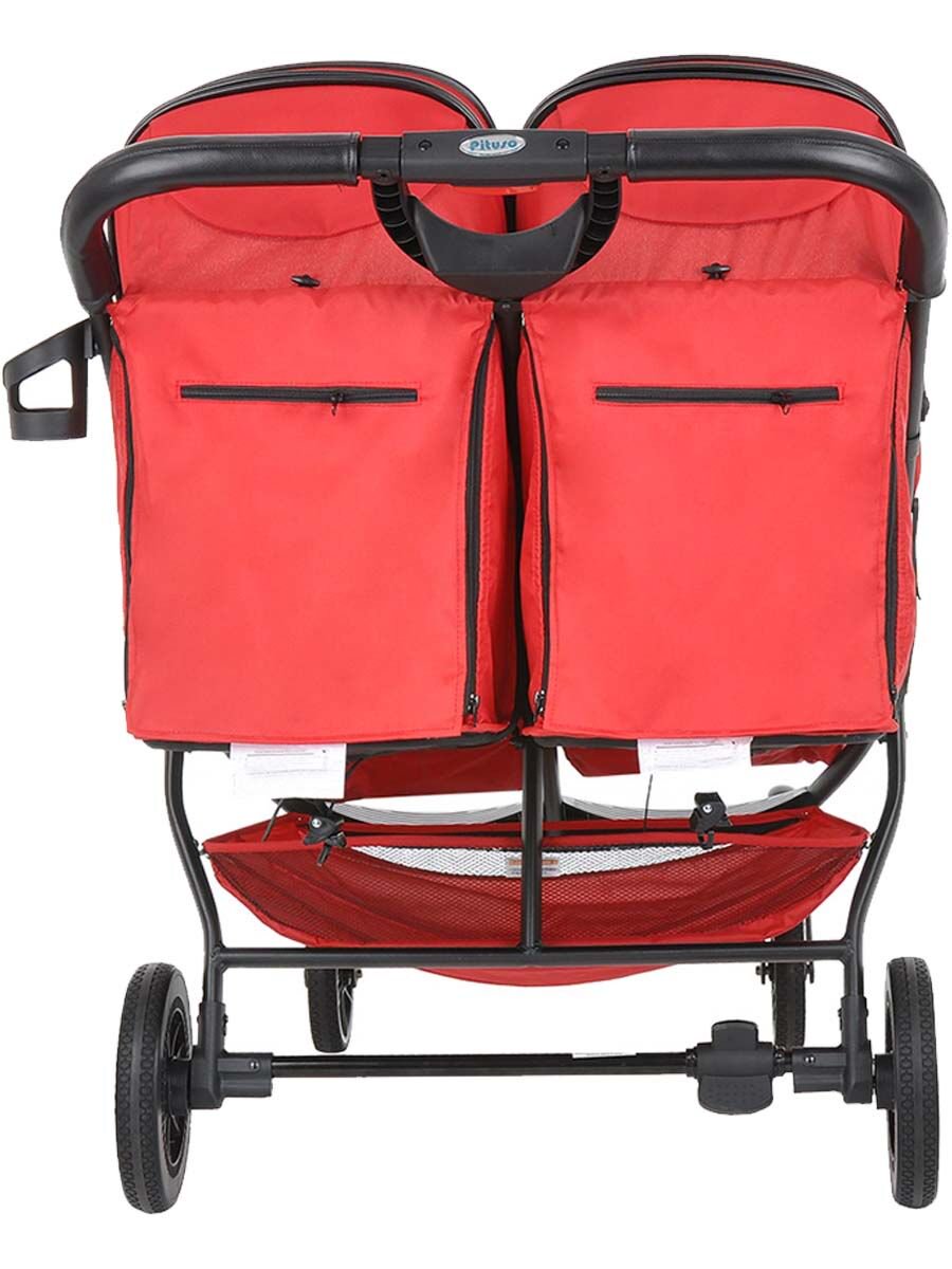 Коляска для двойни Pituso Duocity Red купить,NaN