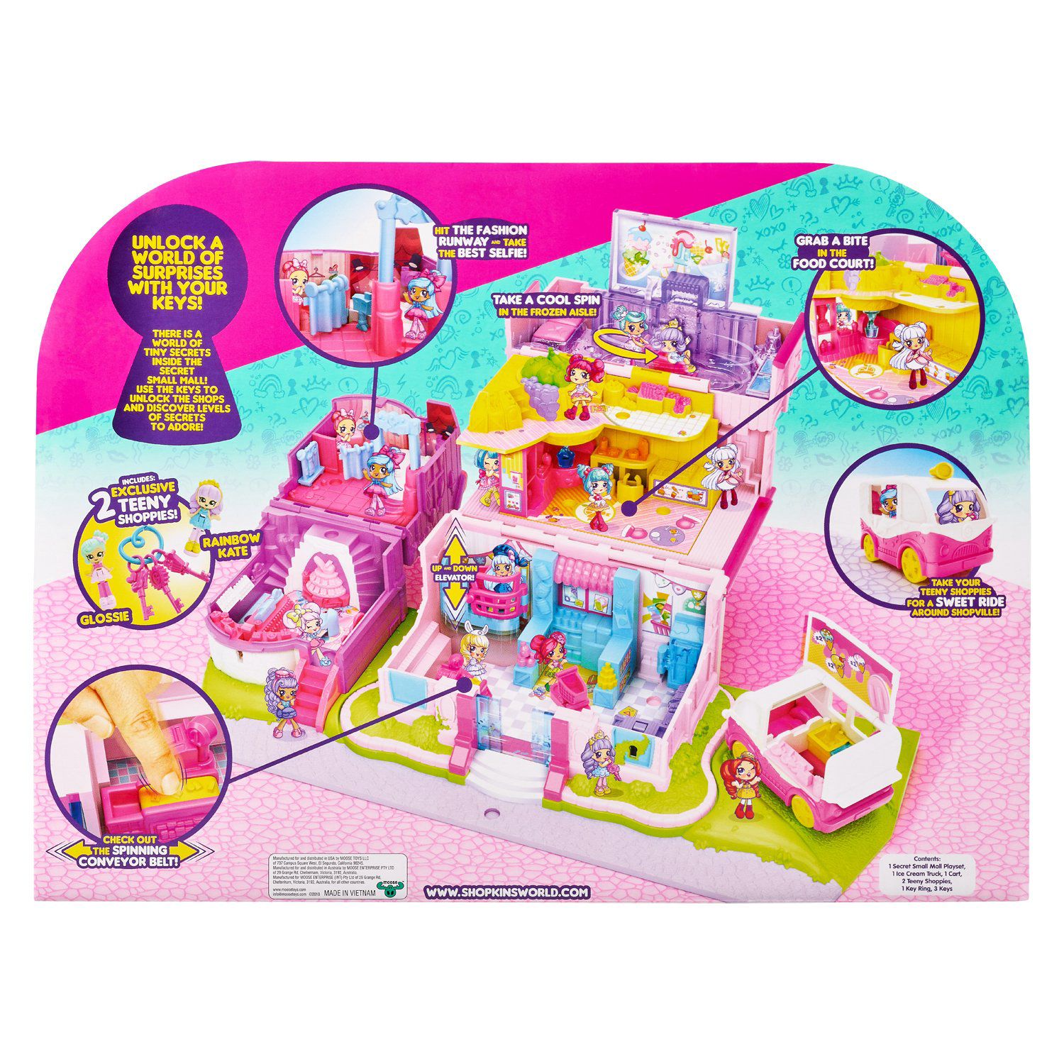 Игровой набор Moose Shopkins Мини-торговый центр с секретами 57482 купить,NaN