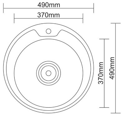 Кухонная мойка Accoona AB4949&#43;4050А врезная 49х49х16.5 см, нержавеющая сталь, тон алюминиум купить,0